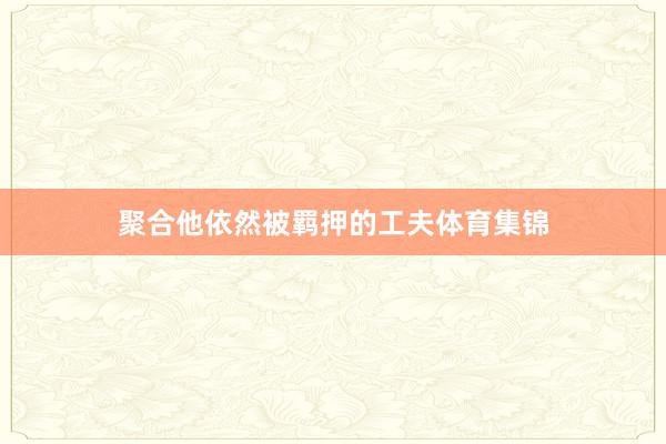 聚合他依然被羁押的工夫体育集锦