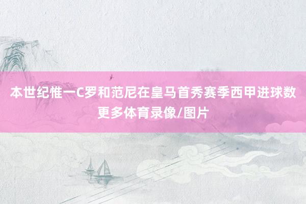 本世纪惟一C罗和范尼在皇马首秀赛季西甲进球数更多体育录像/图片