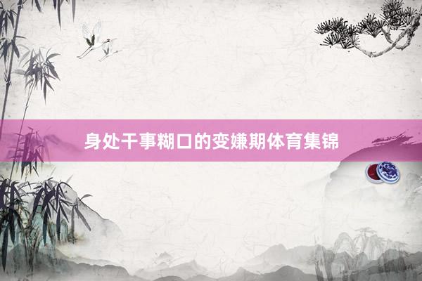 身处干事糊口的变嫌期体育集锦