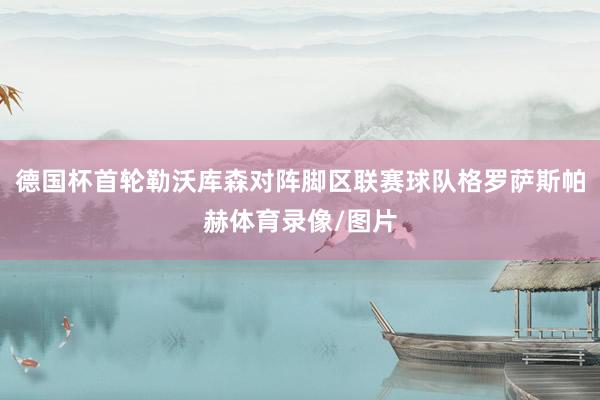 德国杯首轮勒沃库森对阵脚区联赛球队格罗萨斯帕赫体育录像/图片