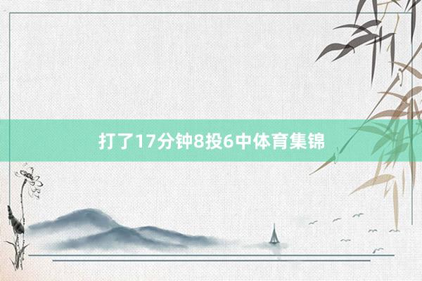 打了17分钟8投6中体育集锦