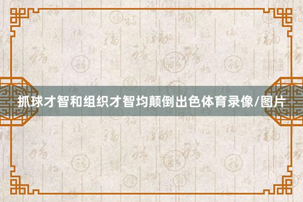 抓球才智和组织才智均颠倒出色体育录像/图片
