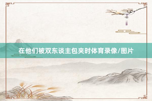 在他们被双东谈主包夹时体育录像/图片